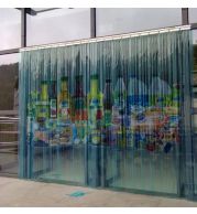 Grocery Curtains – PVC Strip Curtains for Supermarket Cold Storage, Temperature Control and Energy Savings by INFOCUS, Dubai